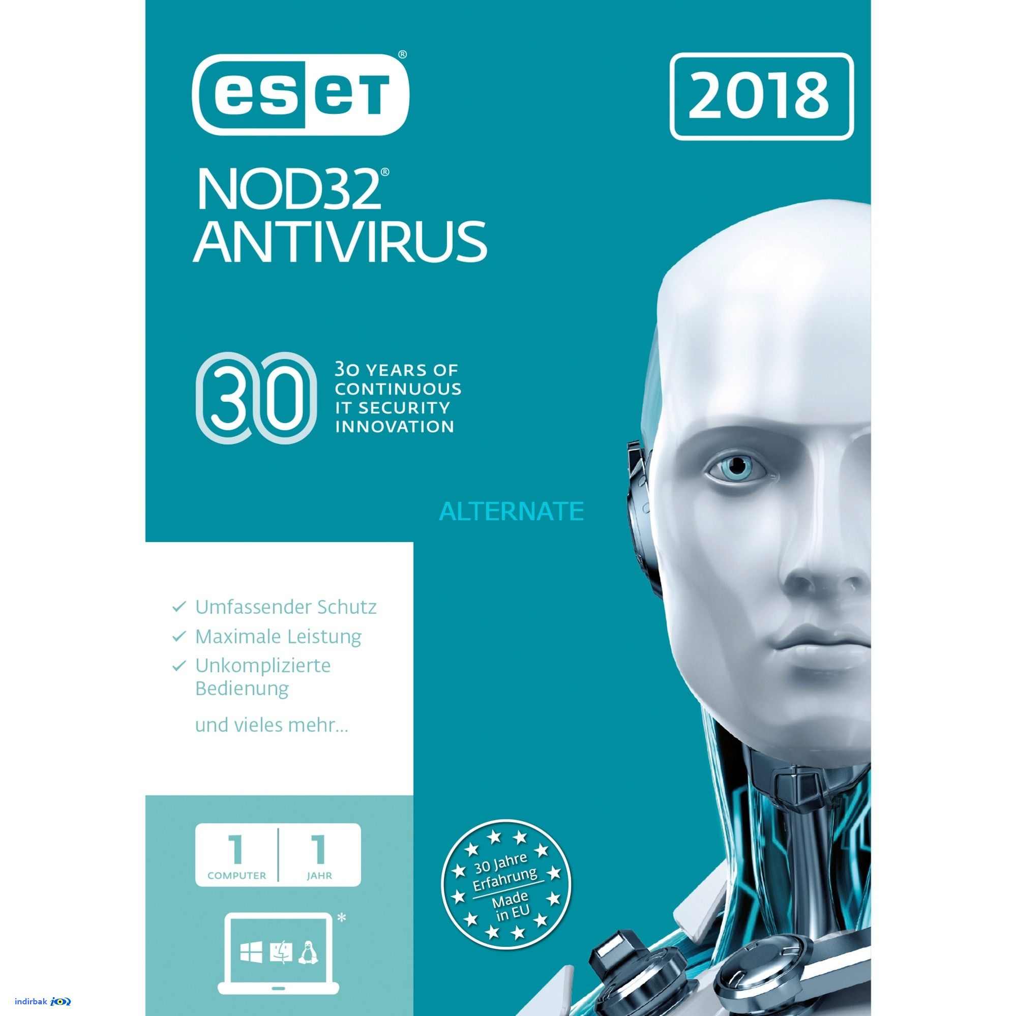 ESET NOD32 Antivirus  güçlü antivirüs programı