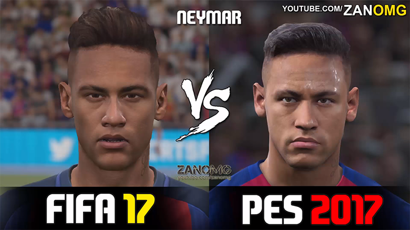 Fifa ve Pes Grafik Karşılaştırması