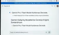 Yapay Zeka Dünyasında Üzen Karar: Google, Ücretsiz Gemini Kullanıcılarına Kapıları Kapatıyor!