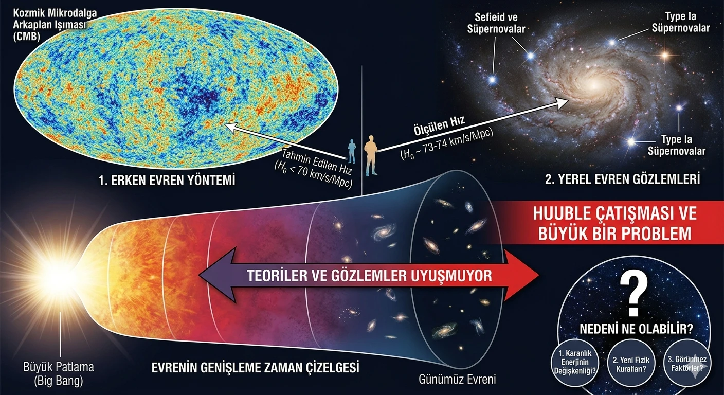 Aslında Evren Daha Hızlı Genişliyormuş
