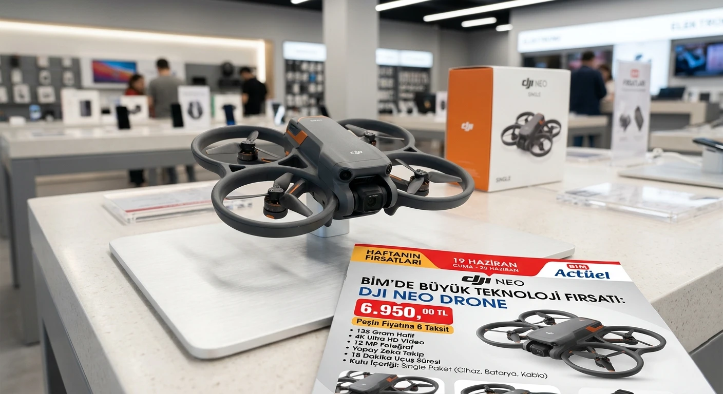 BİM?de Büyük Teknoloji Fırsatı: DJI Neo Drone 19 Haziran?da Geliyor!