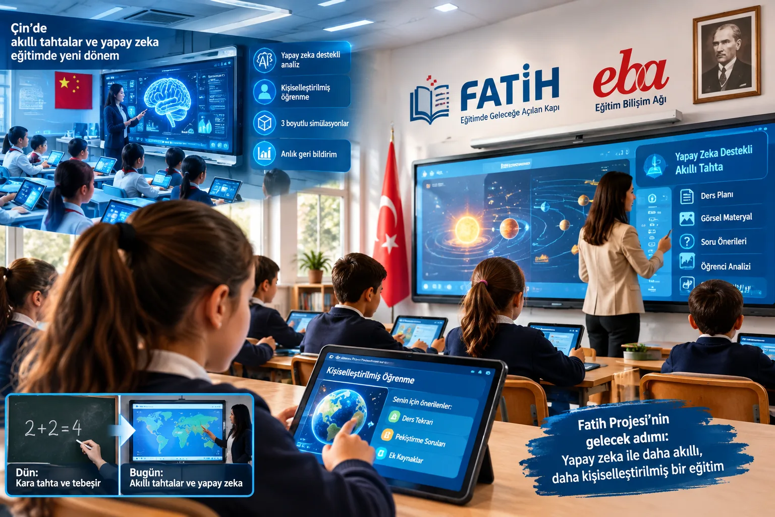 Çin Sınıflarda Yapay Zekaya Geçti: Fatih Projesi İçin Yeni Bir Gelecek Vizyonu mu?