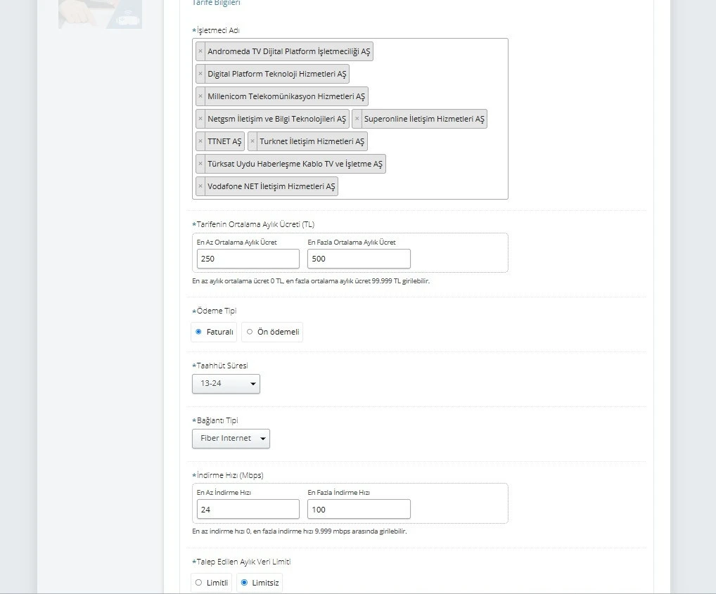 e-Devlet Üzerinden Telefon Hat Tarifelerini Karşılaştırabilirsiniz