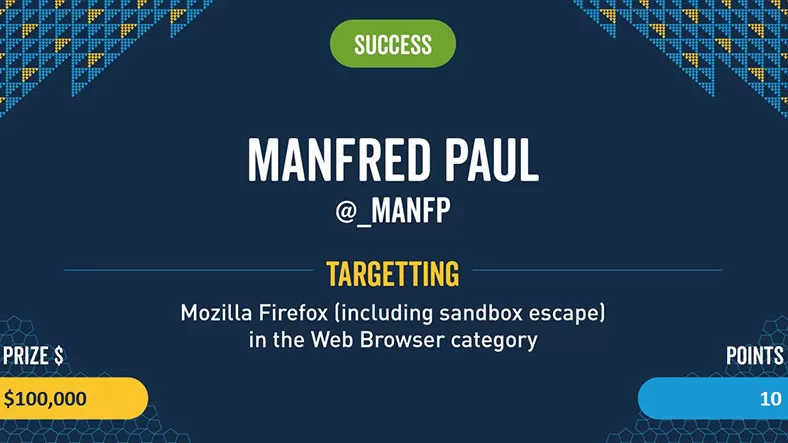 Firefox Tarayıcı 8 Saniyede Hacklendi