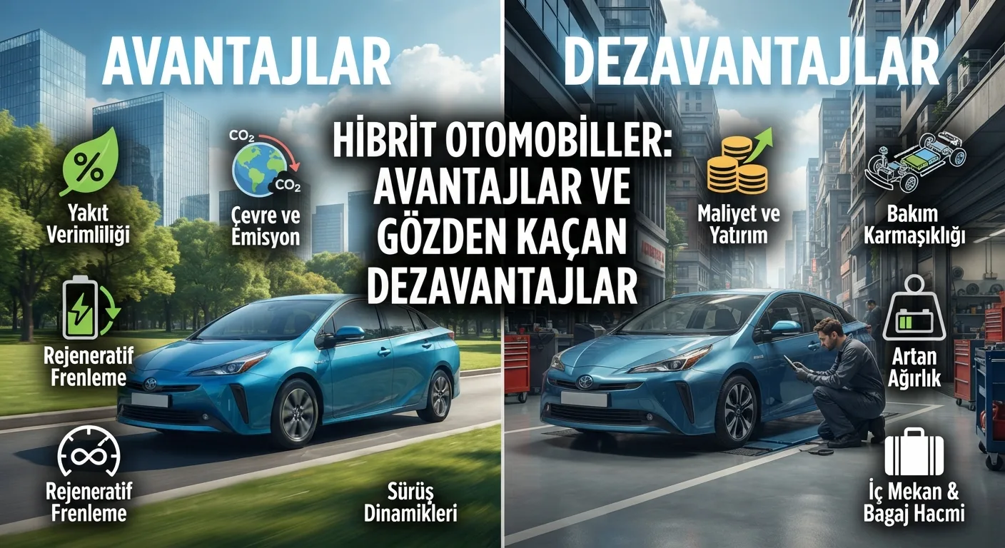 Hibrit Otomobillerin Avantajları ve Dezavantajları