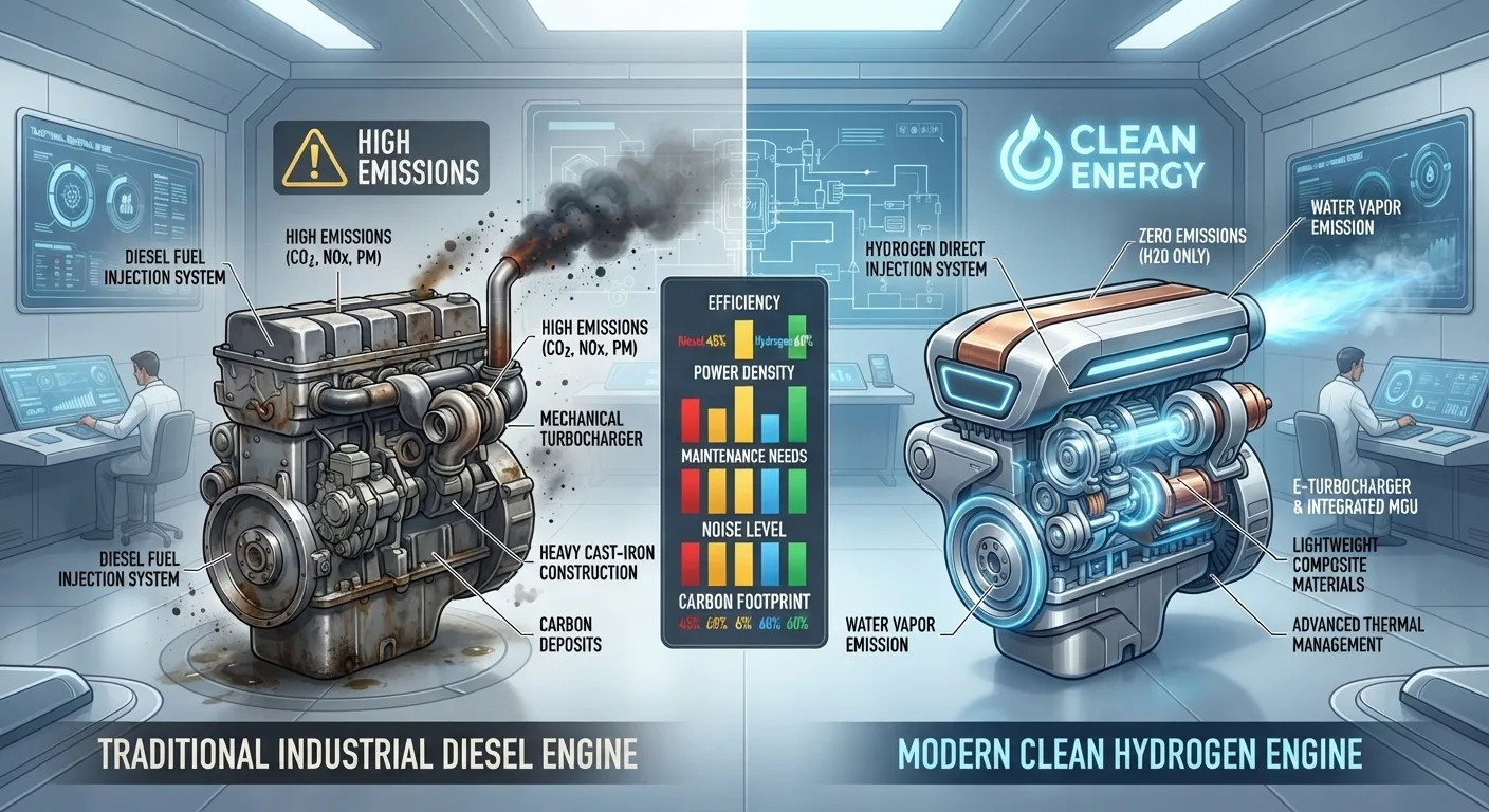 Hidrojen Motorları Dizele Meydan Okuyor: Taşımacılıkta Yeni Bir Dönem Başlıyor!