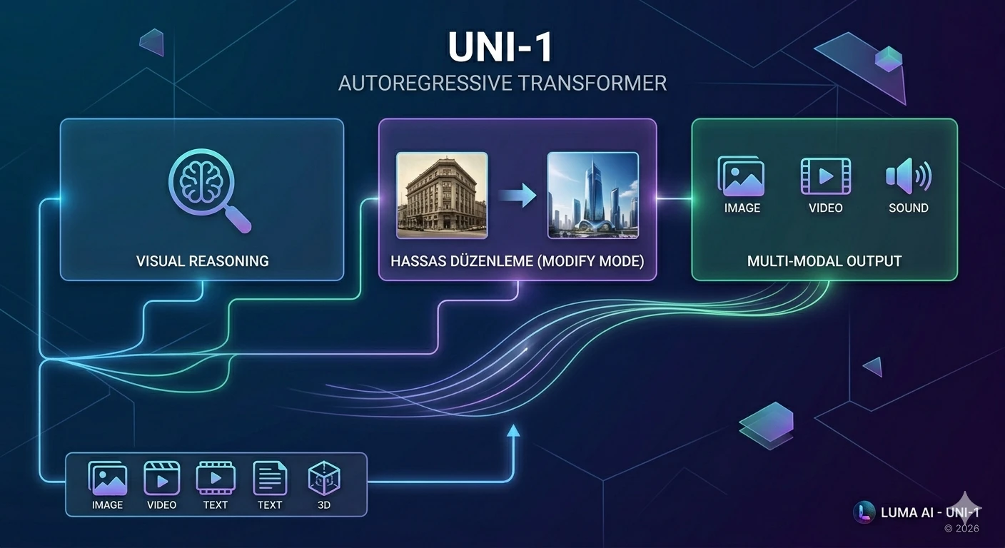 Luma AI tarafından geliştirilen Uni-1