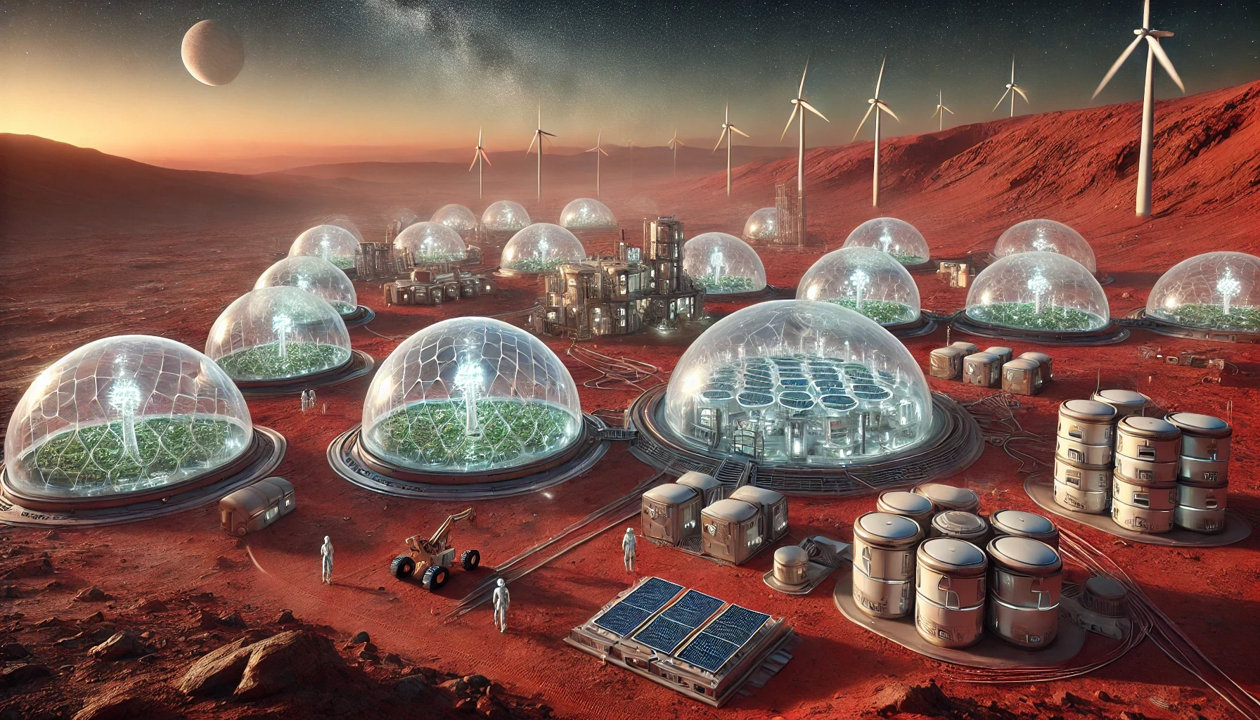 Mars Koloni kurulumu için çok uygun