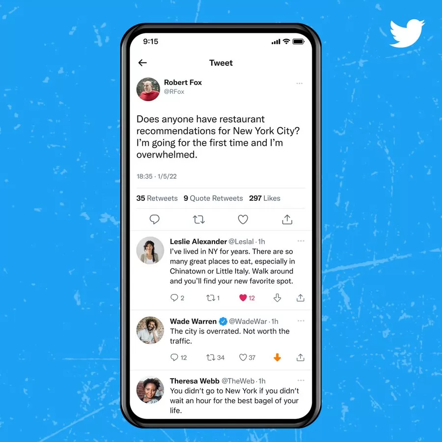 Twitter eksi oy butonunu test ediyor