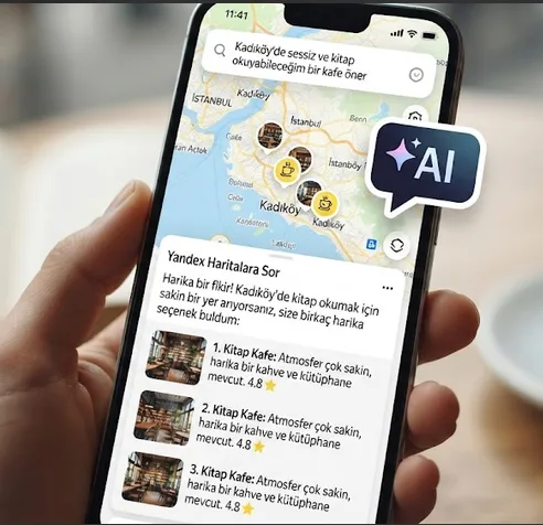 Yandex Haritalar Artık Sizinle Sohbet Ediyor: Yapay Zeka Entegrasyonu Duyuruldu