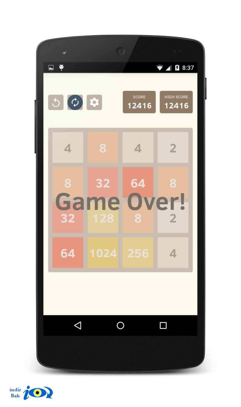2048 Math Puzzle Game