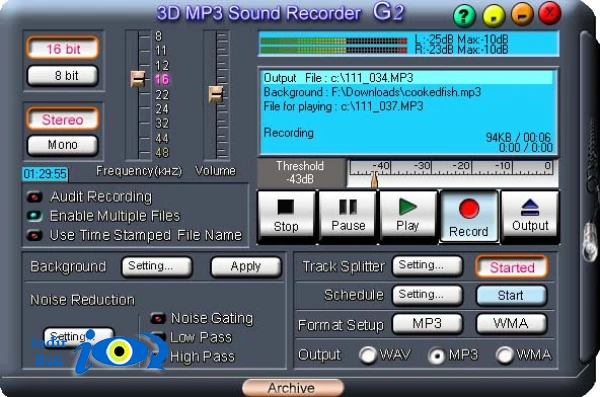3D MP3 Sound Recorder