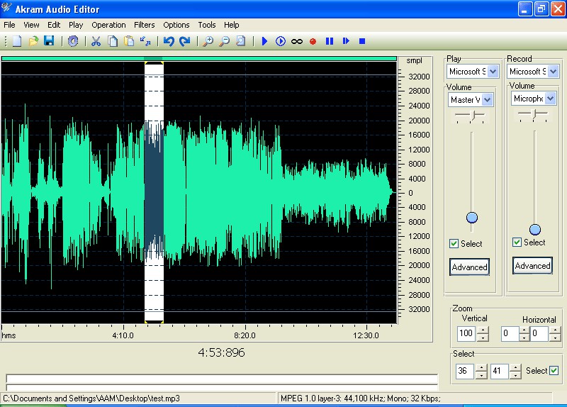 AKRAM Audio Editor ücretsiz müzik düzenleme