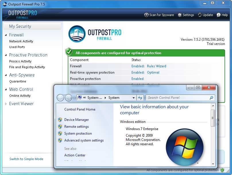 Agnitum Outpost Firewall Pro