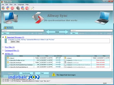 Allway Sync  ftp dosya yedekleme