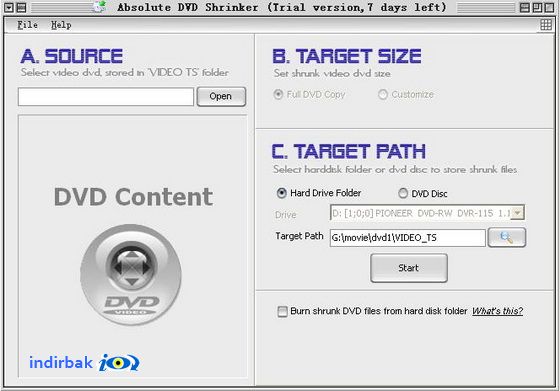 Amazon DVD Shrinker  Amazon DVD Shrinker indir