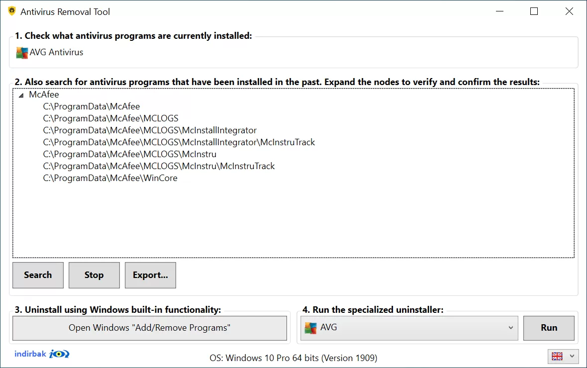 Antivirus Removal Tool-2020.10
