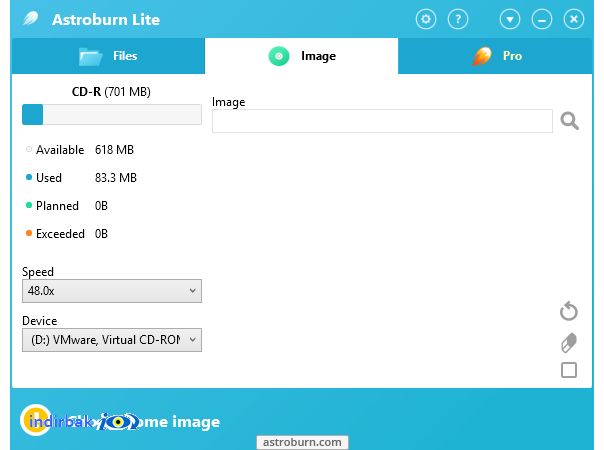 Astroburn Lite  Ücretsiz CD yazma programı