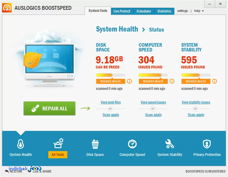 AusLogics BoostSpeed  İnternet Hızlandırıcı