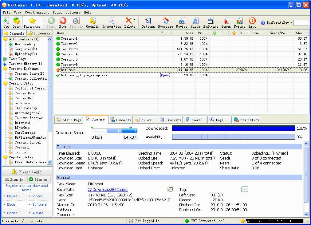 BitComet Resimli Anlatim