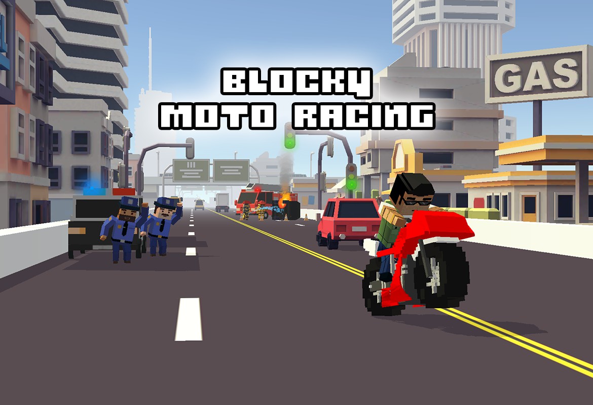 Blocky Moto Racing