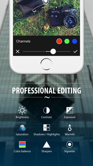 Camly ios fotoğraf düzenleme
