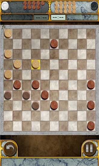 Windows phone Checkers dama oyunu