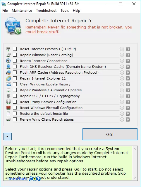 Complete Internet Repair