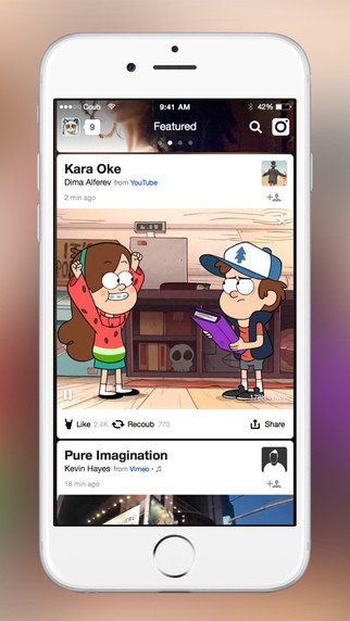 Coub  ios video paylaşımı