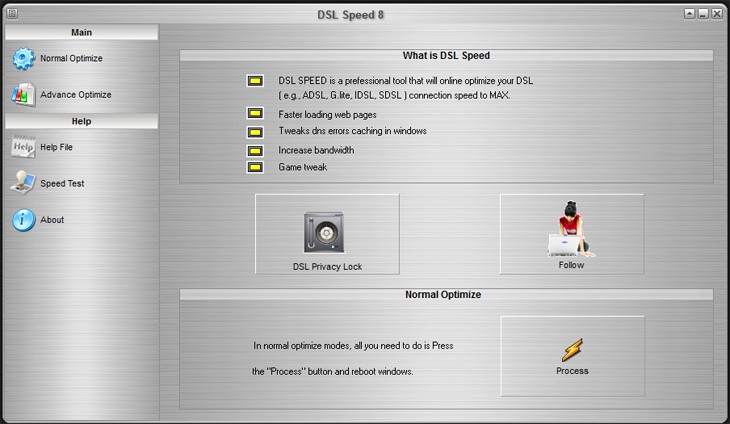 DSL Speed adsl hızlandırıcı