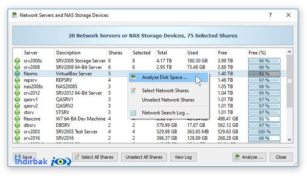 DiskSavvy  Disk analiz