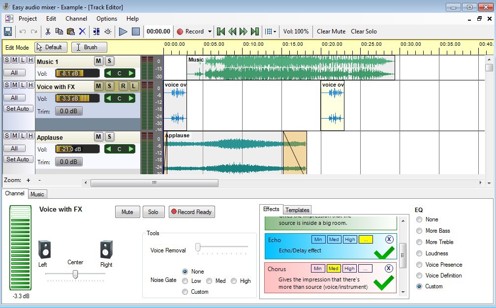 Easy audio mixer ses mix programı
