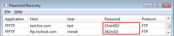FTP Password Recovery 
