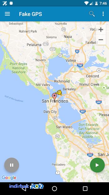Fake GPS location