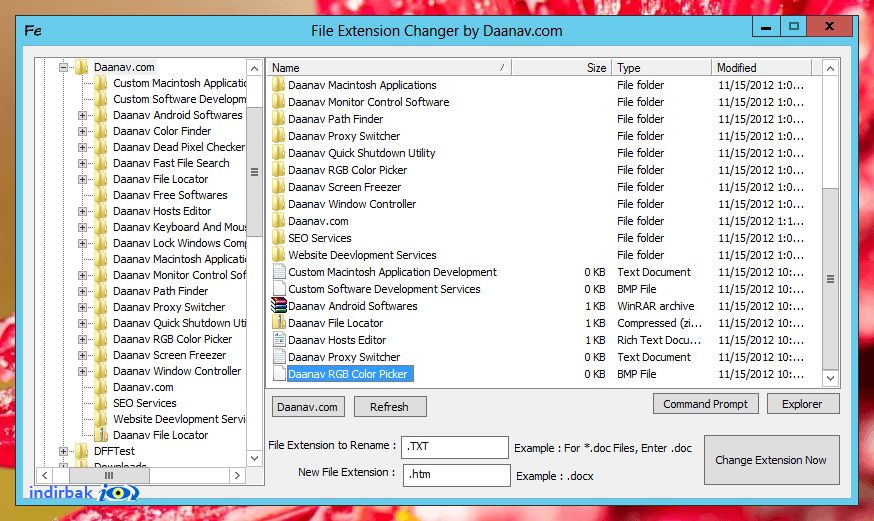 File Extension Changer