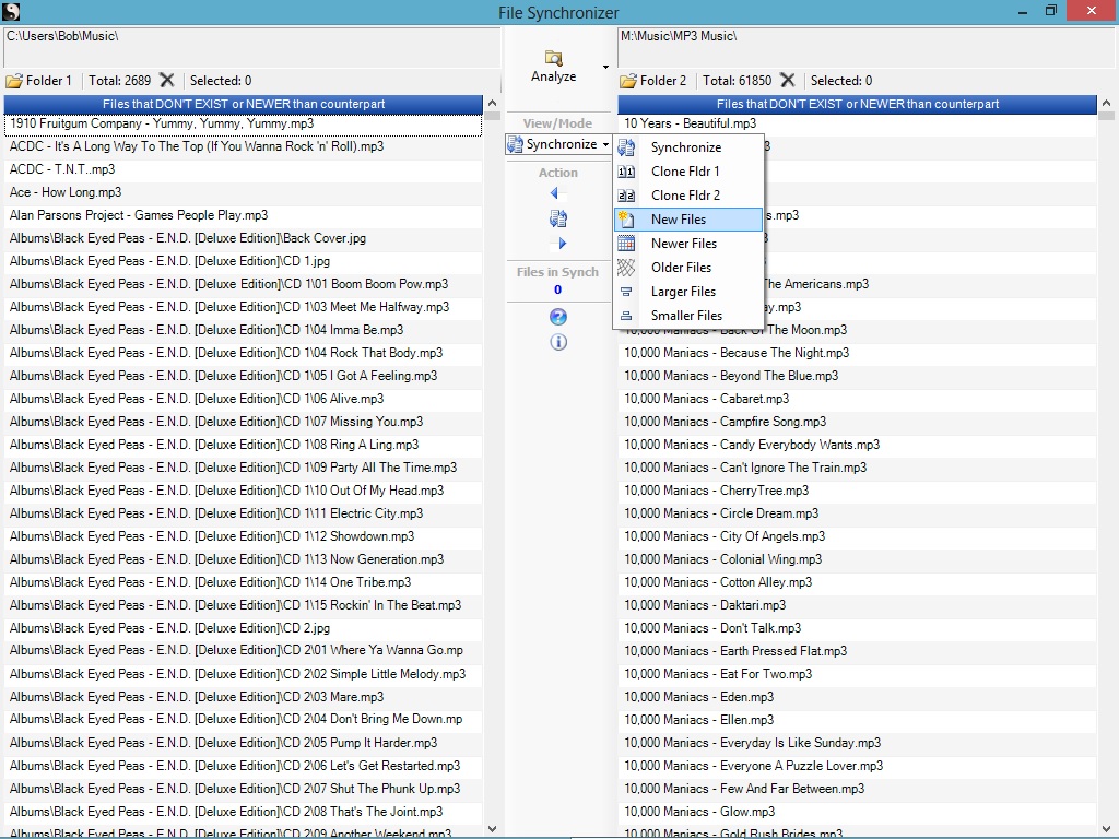 File Synchronizer Resimli Anlatim