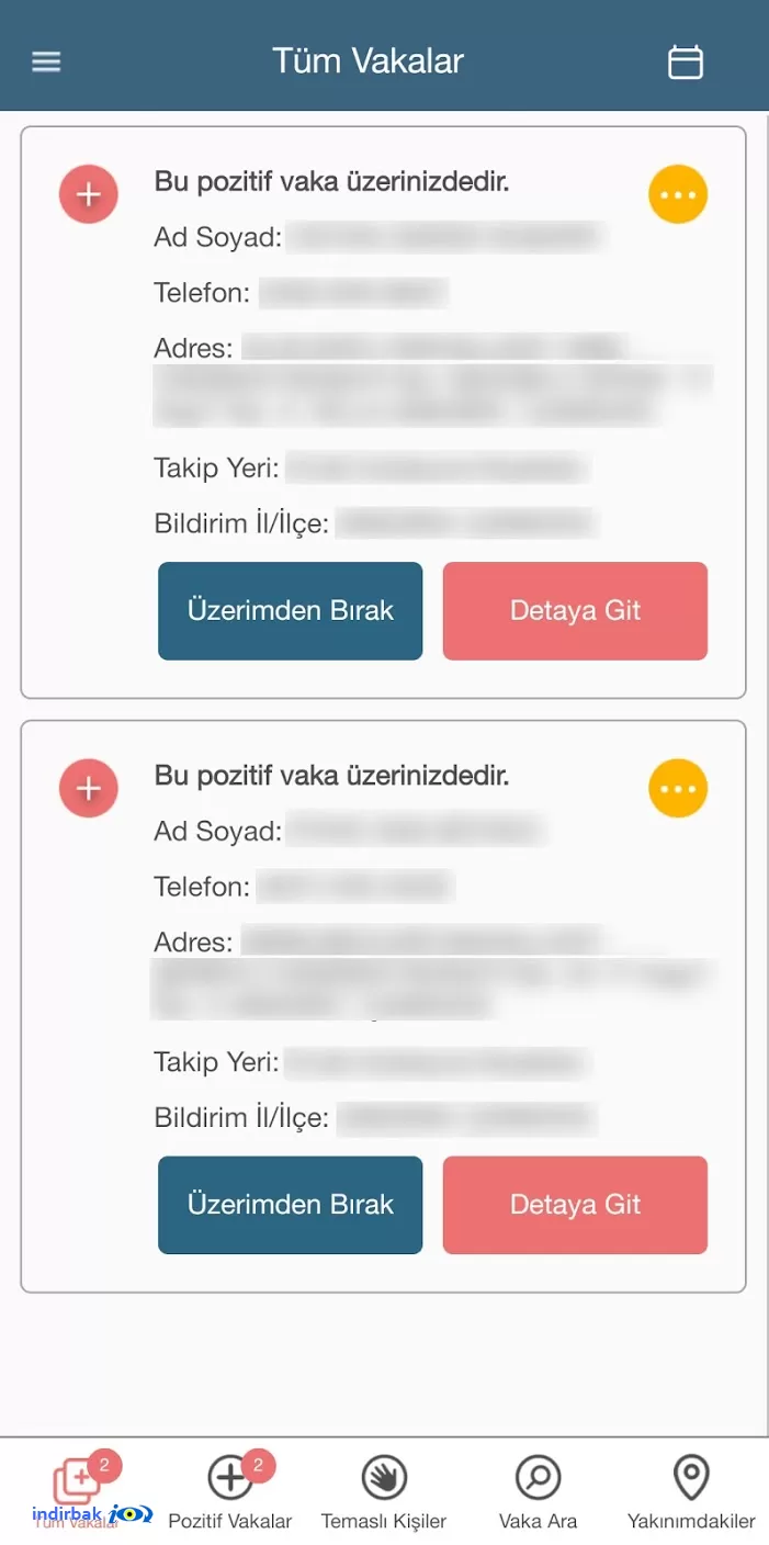 Filyasyon ve İzolasyon Takibi
