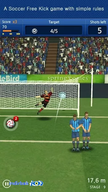 Finger soccer : Free kick