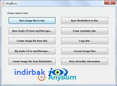 Free Any Burn  Ücretsiz CD DVD yazma programı