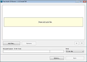 Free Audio CD Burner ücretsiz müzik cdsi
