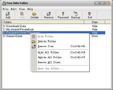 Free Hide Folder Resimli Anlatim