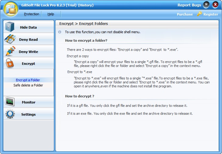 GiliSoft File Lock