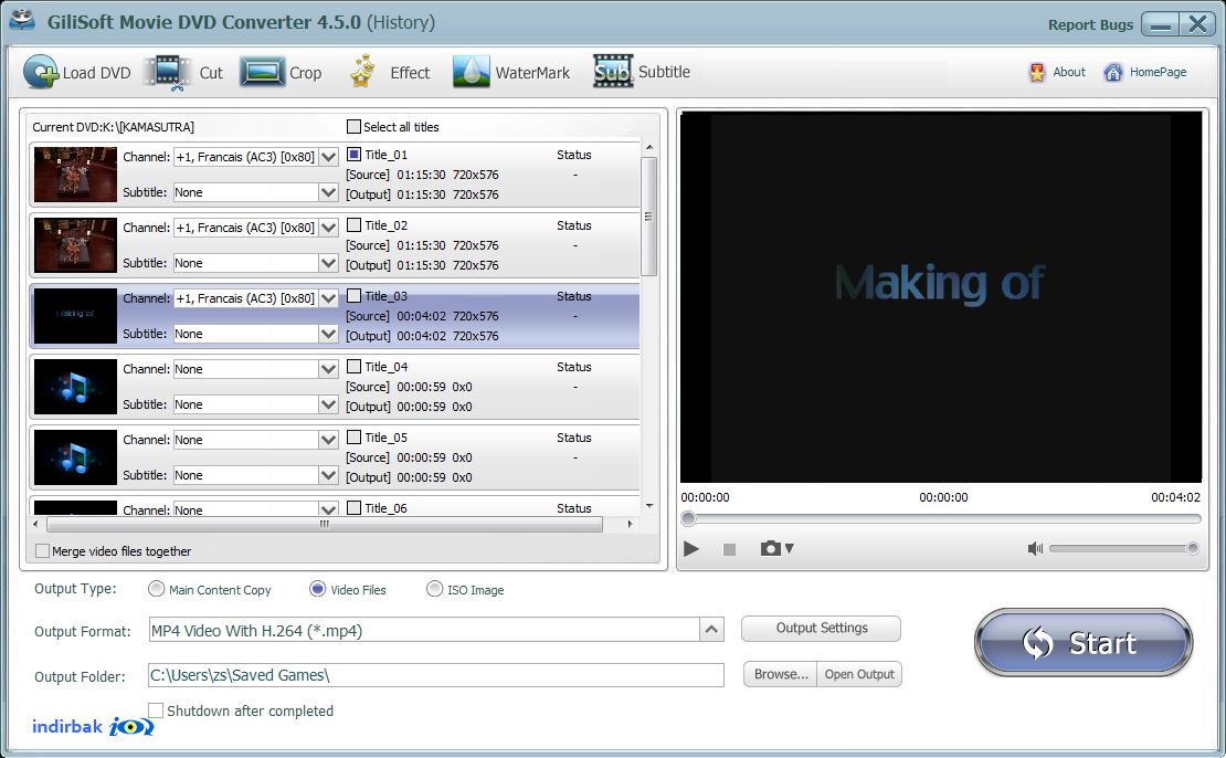 Gilisoft Movie DVD Converter