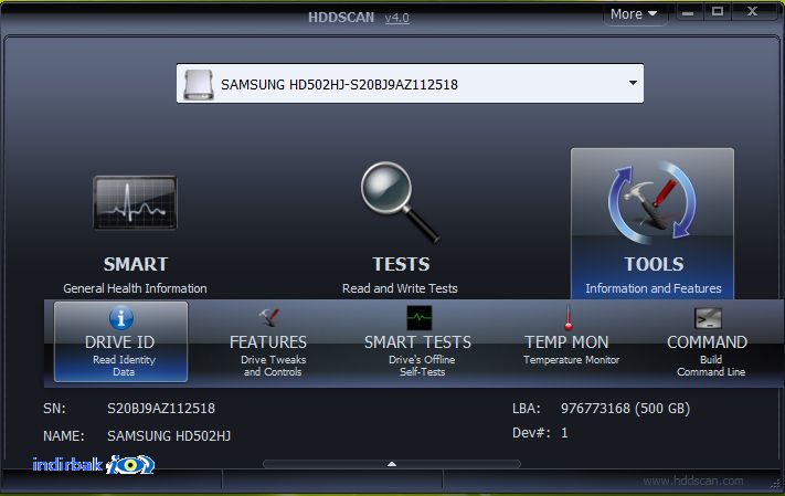 HDDScan