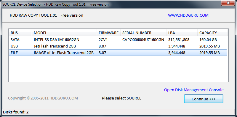 HDD Raw Copy Tool Resimli Anlatim