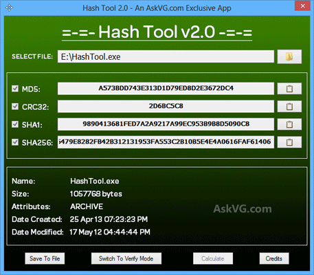 Hash Tool Resimli Anlatim