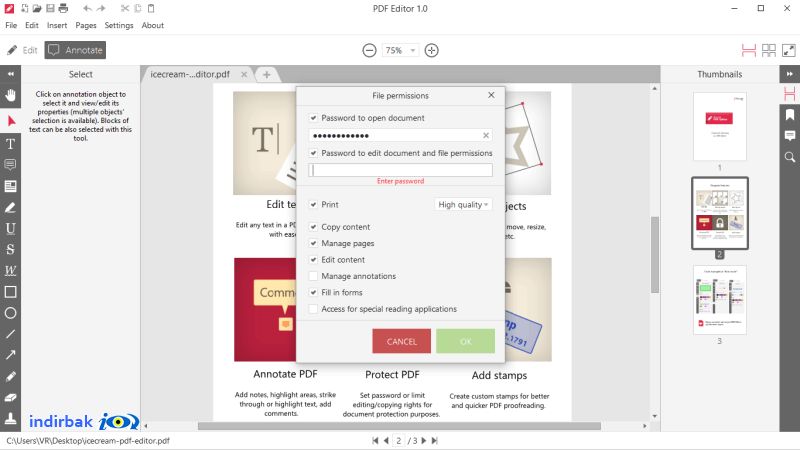 Icecream PDF Editor