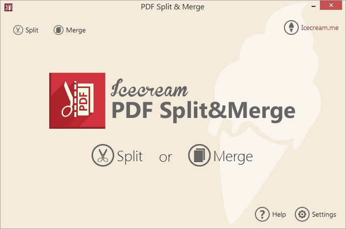 Icecream PDF Split