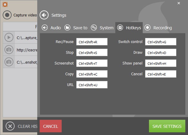 Icecream Screen Recorder