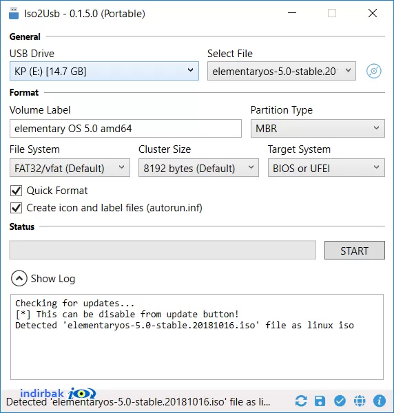 Iso2Usb